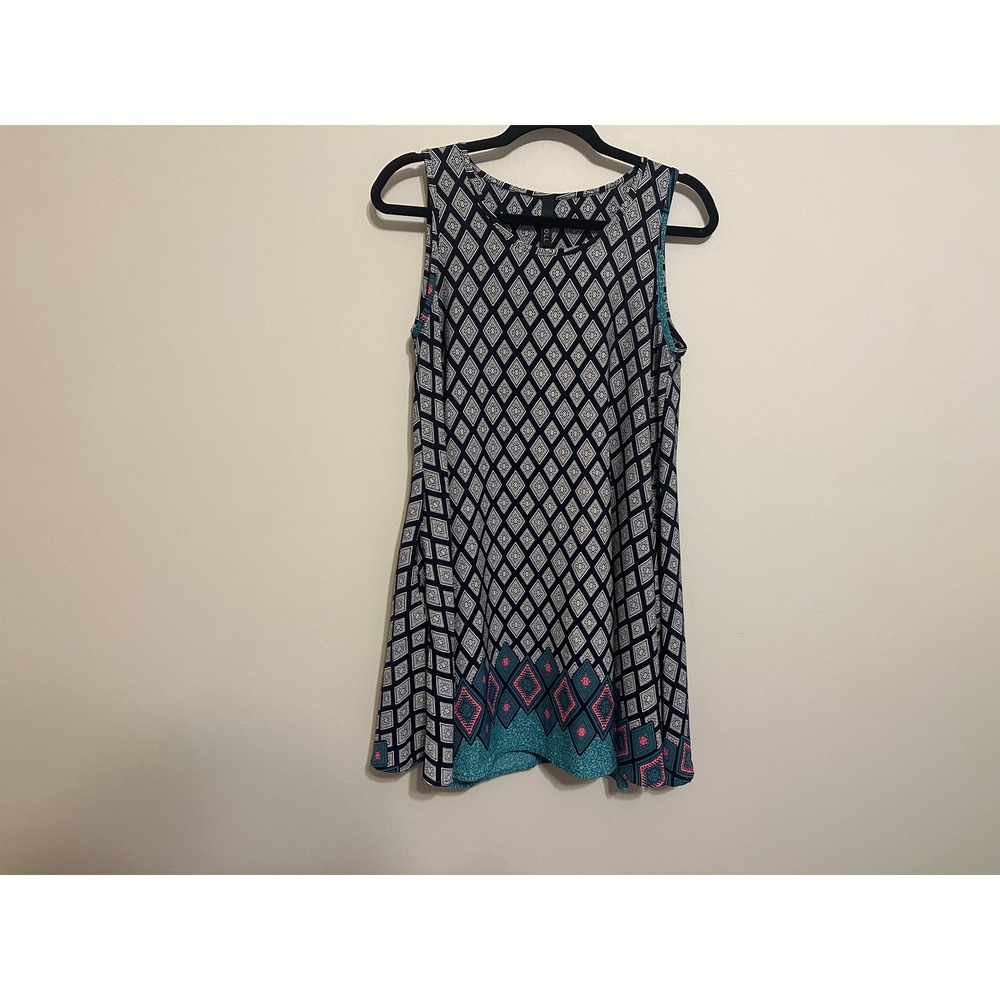 Voll Patterned Sleevless Dress